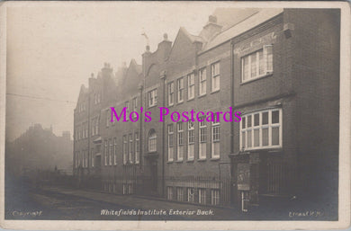 London Postcard - Whitefield's Institute, Exterior Back   HM556