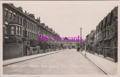 London Postcard - Warbeck Road, Shepherd's Bush   HM557