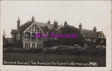 Sussex Postcard - Dicker House, Home of Mr Horatio Bottomley  HM535