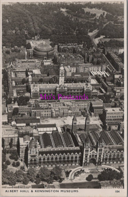 London Postcard - Albert Hall and Kensington Museums  HM546