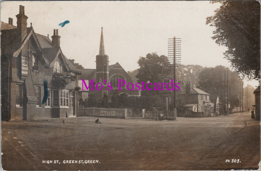 London Postcard - High Street, Green Street, Green  HM549