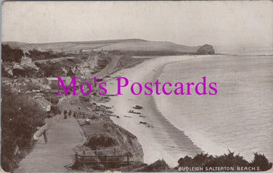 Devon Postcard - Budleigh Salterton Beach  HM278