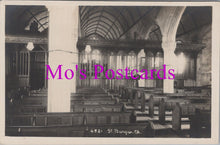 Load image into Gallery viewer, Cornwall Postcard - St Buryan Church Interior  HM339
