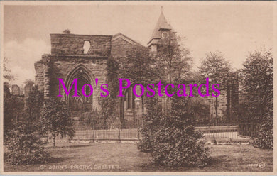Cheshire Postcard - Chester, St John's Priory  HM345