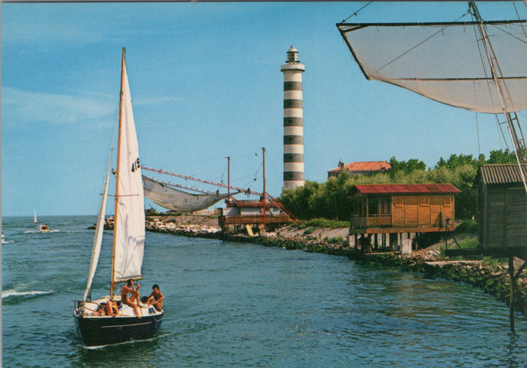 Italy Postcard - Lido Di Jesolo, The Lighthouse  SW15659