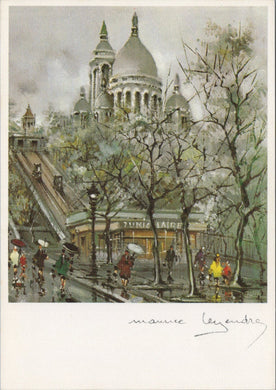 France Postcard - Paris, Sacre-Coeur, Artist Maurice Legendre  SW15663