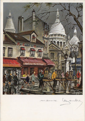 France Postcard - Paris, Place Du Trtre Et Les Peintres, Artist Maurice Legendre  SW15664