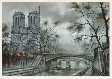 France Postcard - Paris, Notre-Dame Et La Seine, Artist Maurice Legendre  SW15669