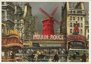 France Postcard - Paris, Le Moulin Rouge, Artist Maurice Legendre  SW15672