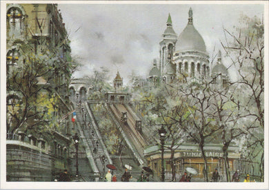 France Postcard - Paris, Sacre-Coeur, Artist Maurice Legendre  SW15673