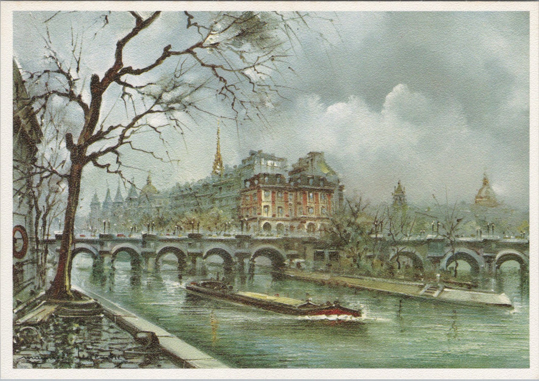 France Postcard - Paris, La Cite, Artist Maurice Legendre  SW15674