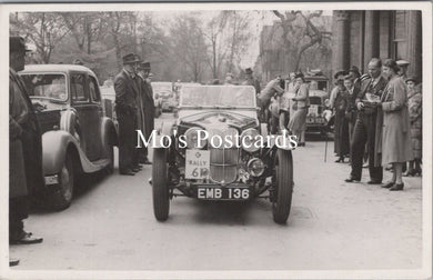 Road Transport Postcard - Vintage Car Rally Event  SW16066