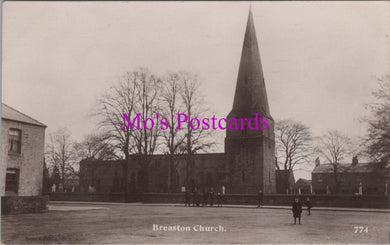 Derbyshire Postcard - Breaston Church  SW16342