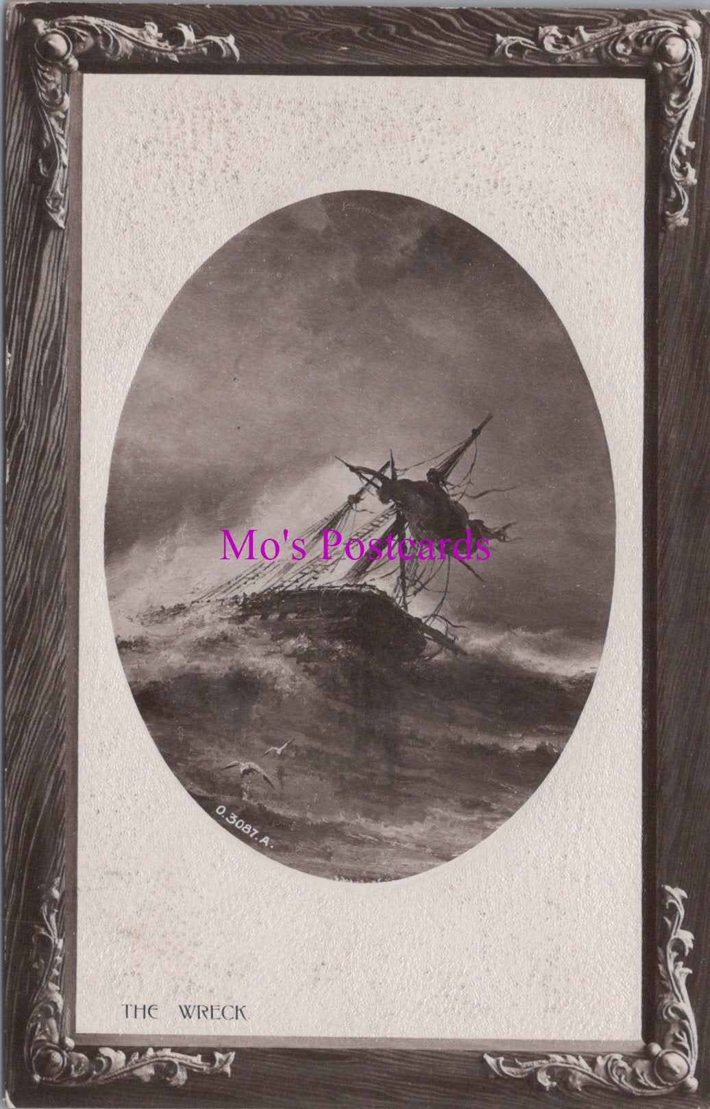 Shipping Postcard - The Wreck, Shipwreck Scene SW16347