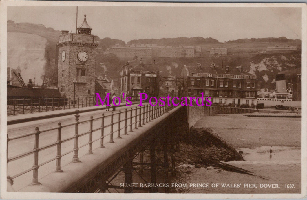 Kent Postcard - Dover, Shaft Barracks From Prince of Wales' Pier SW16356