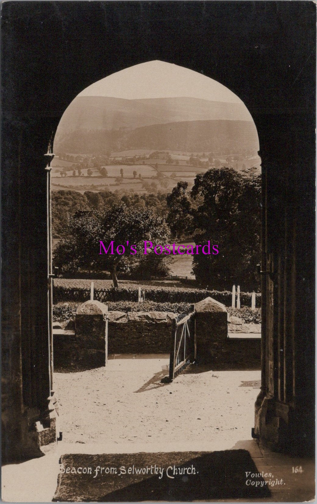 Somerset Postcard - Beacon From Selworthy Church  SW16376