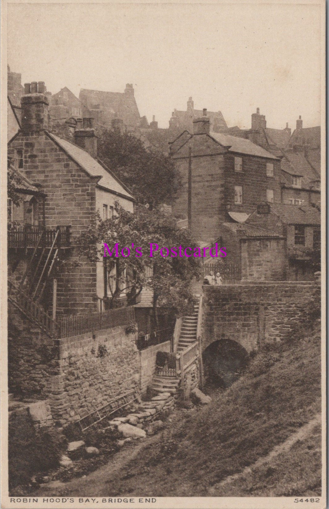 Yorkshire Postcard - Robin Hood's Bay, Bridge End  SW16379