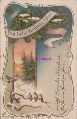 Greetings Postcard - Merry Christmas, Frohliche Weihnachten  SW16792