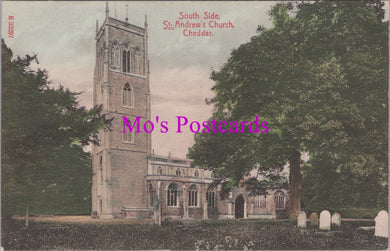 Somerset Postcard - Cheddar, St Andrew's Church, South Side  SW16793