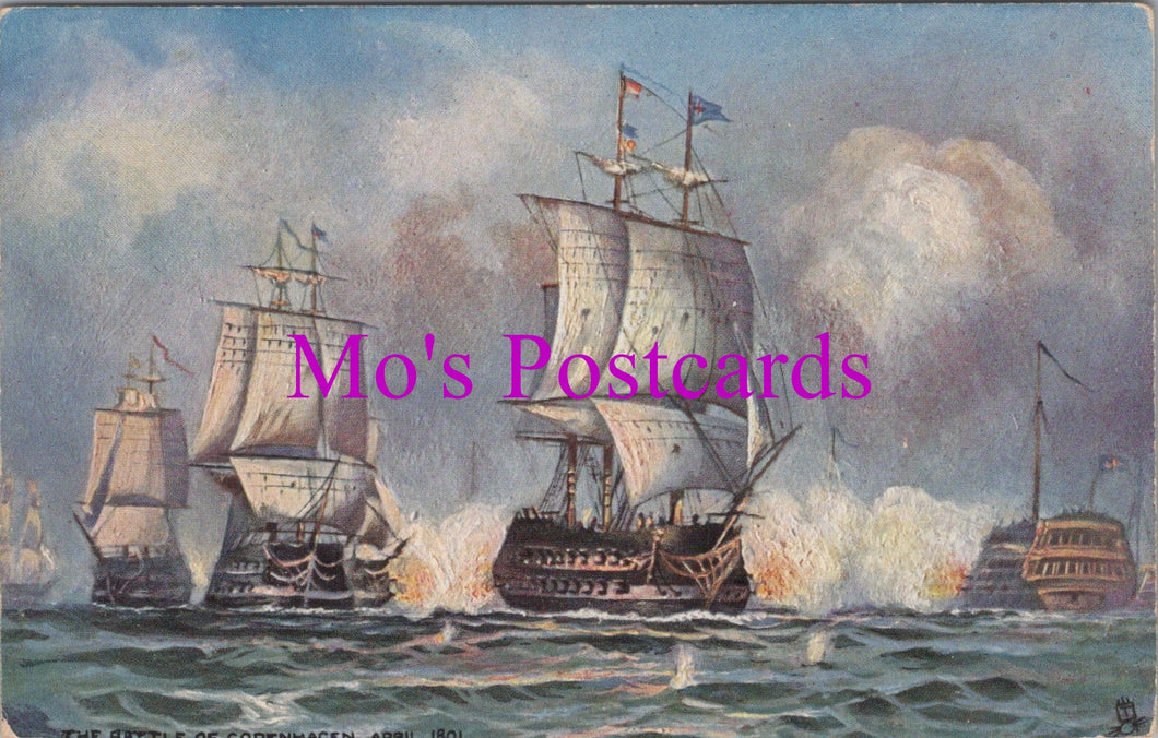 Naval Postcard - The Battle of Copenhagen, April 1801 - SW14770