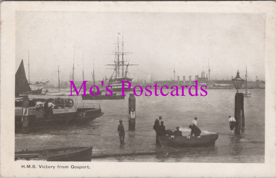 Hampshire Postcard - H.M.S.Victory From Gosport  SW14772