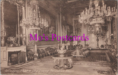 Berkshire Postcard - Windsor Castle, The Grand Reception Room  SW14780