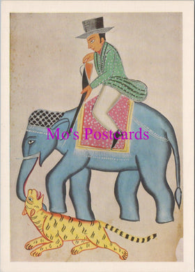 Victoria and Albert Museum Postcard - Englishman on an Elephant  SW15245