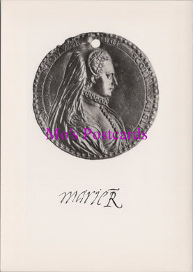 British Museum Postcard - Mary Queen of Scots Lead Medal   SW15248