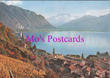 Load image into Gallery viewer, Switzerland Postcard - Montreaux Church and Dents-Du-Midi  SW15271
