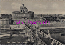 Load image into Gallery viewer, Italy Postcard - Rome, Sant&#39;Angelo Bridge and Castle  SW15289

