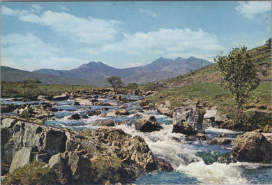 Wales Postcard - Snowdon From Old Bridge of Garth   SW15700