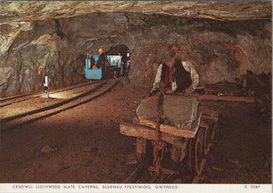 Wales Postcard - Ceudwll Llechwedd Slate Caverns  SW15706