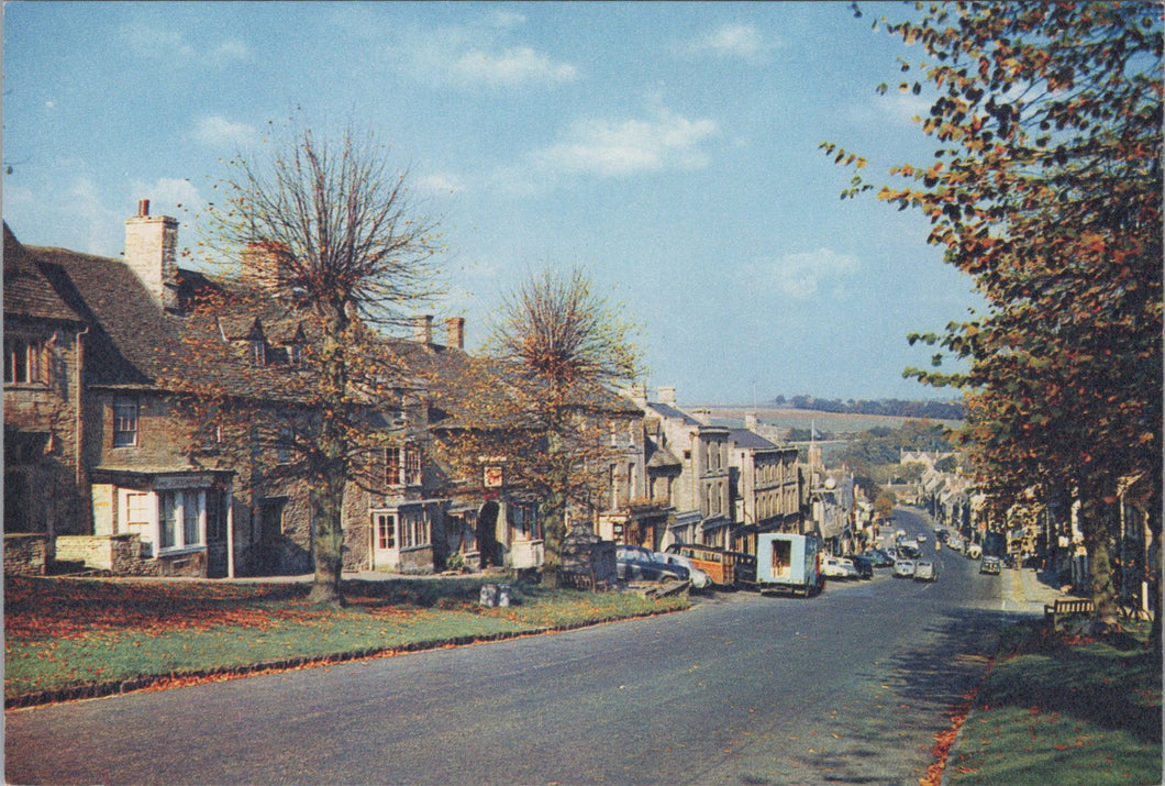 Oxfordshire Postcard - Burford, Main Street  SW15710