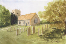 Load image into Gallery viewer, Norfolk Postcard - Salhouse Church, Artist Frank Thomas  SW15716
