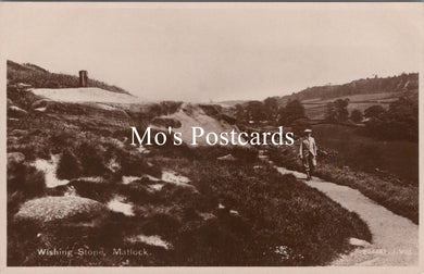 Derbyshire Postcard - Wishing Stone, Matlock   SW15695