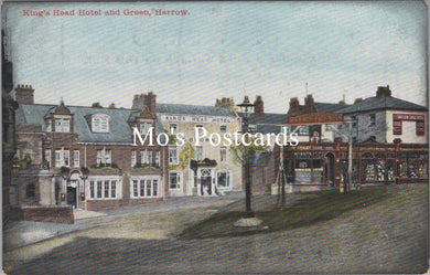 London Postcard - Harrow, King's Head Hotel and Green  SW15745