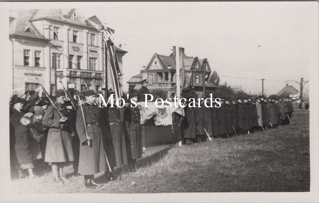 Military Postcard - Turkish Military Parade?   SW15853