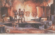 Load image into Gallery viewer, Yorkshire Postcard - Running a Large Steel Ingot, Cammell Laird, Sheffield SW15870
