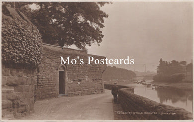 Cheshire Postcard - Chester City Walls   SW15966