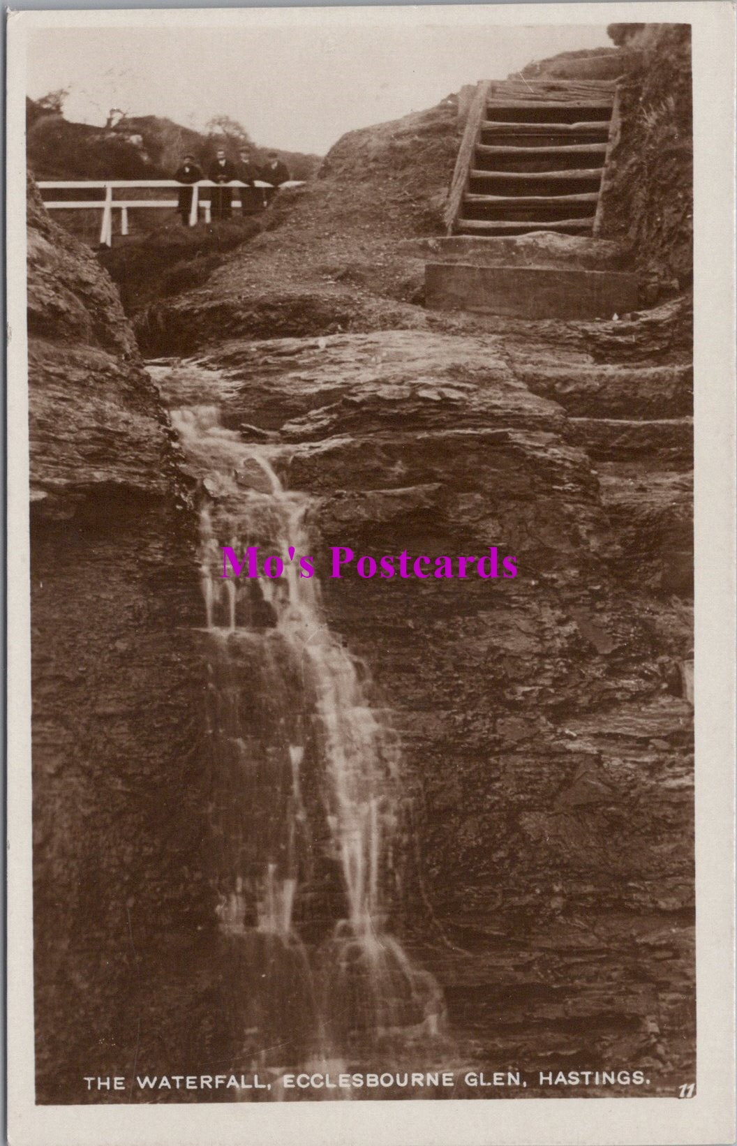 Sussex Postcard - The Waterfall, Ecclesbourne Glen, Hastings SW14697