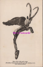 Load image into Gallery viewer, Museum Postcard - Silver Ibex With Gold Wings  SW14704
