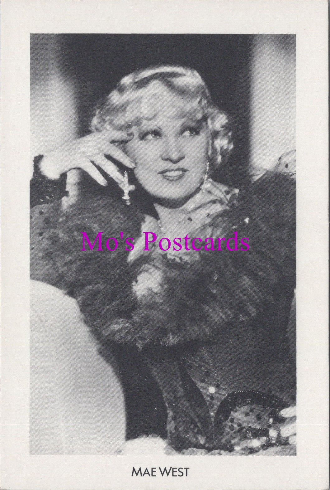 Film Star Postcard - Mae West, The Glamour Queens SW15446