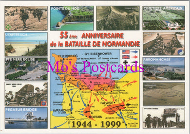 France Postcard - Normandy Landing Beaches Anniversary  SW15458