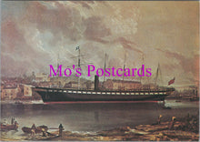 Load image into Gallery viewer, Shipping Postcard - S.S.Great Britain off Bristol, Artist J.Walter   SW15468
