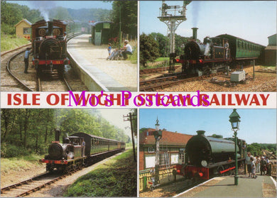 Isle of Wight Postcard - Isle of Wight Steam Railway  SW15469