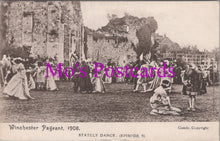 Load image into Gallery viewer, Hampshire Postcard - Winchester Pageant, 1908, Stately Dance  DZ77
