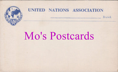 Politics Postcard - United Nations Association Branch  DZ97