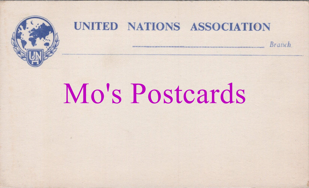 Politics Postcard - United Nations Association Branch  DZ97