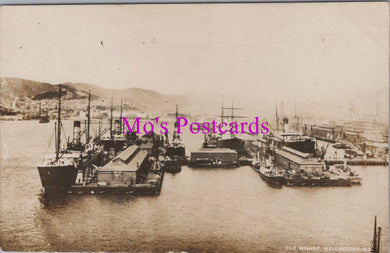 New Zealand Postcard - The Wharf, Wellington    DZ128