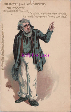 Literature Postcard - Characters From Charles Dickens, Mr Peggotty  DZ138